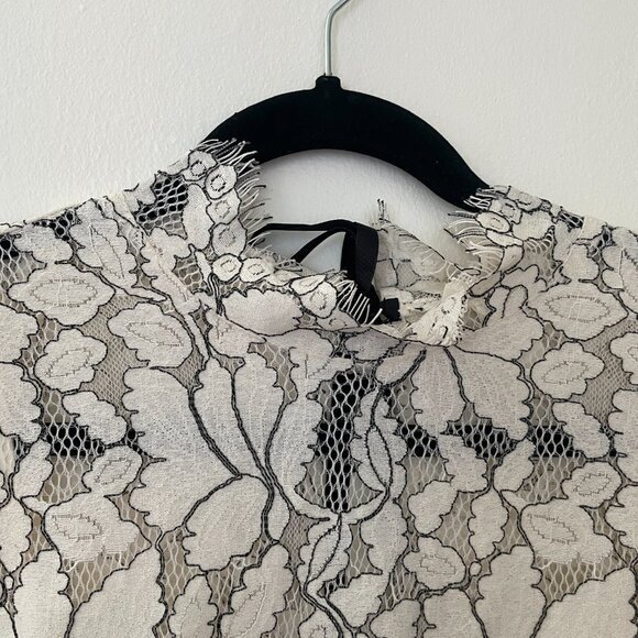 H&M Lace Short Sleeved Shift Dress - Picture 4 of 6